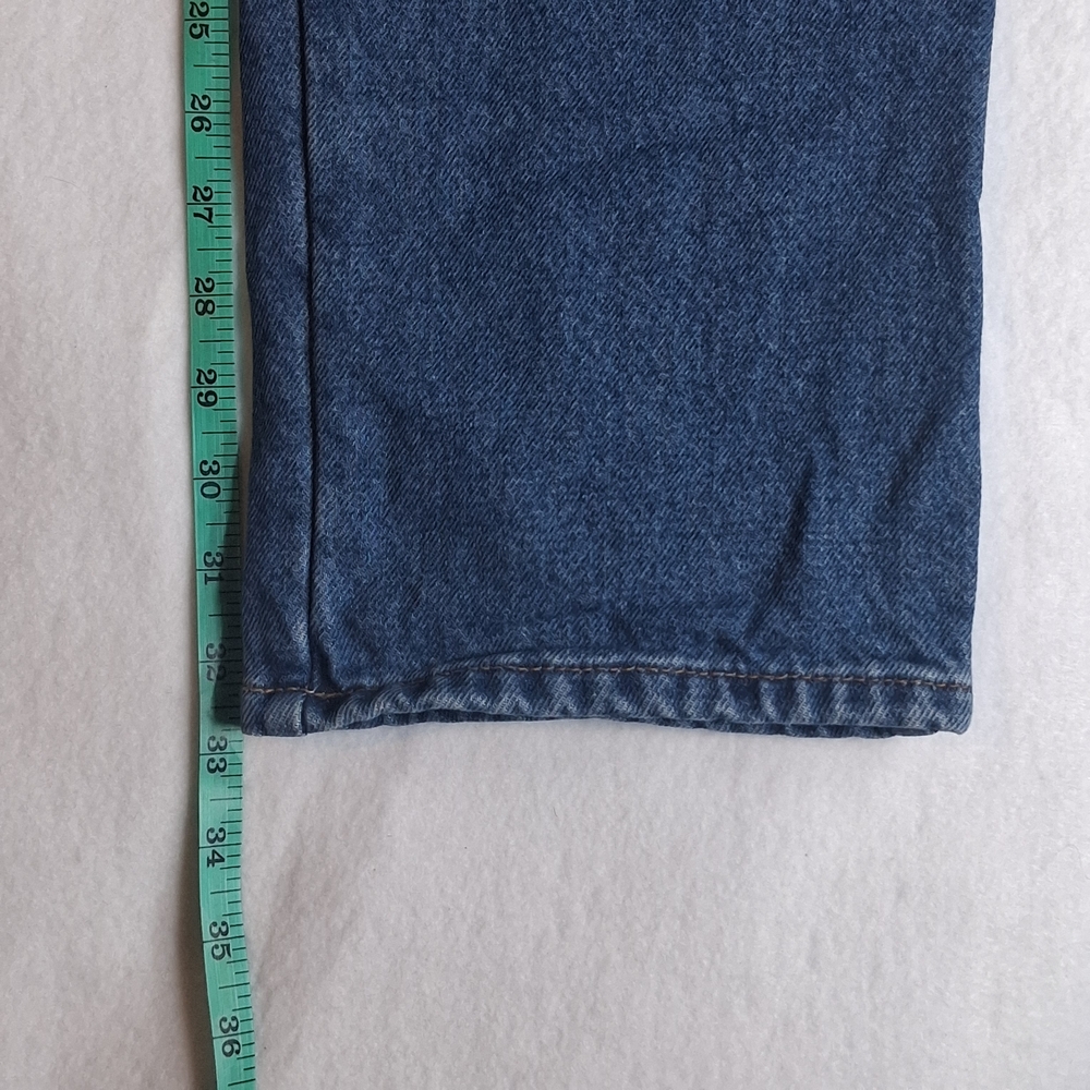 L.L. Bean Classic Fit Lined Jeans Men’s 30x34 Blue Denim Workwear. - Picture 11 of 12